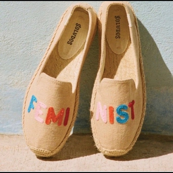 Soludos Shoes - Soludos Feminist Rainbow Platform Espadrilles Flats Size 8